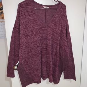 Purple long sleeve shirt